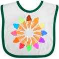 thumbnail image 3 of Inktastic Ice cream cone starburst Boys or Girls Baby Bib, 3 of 4