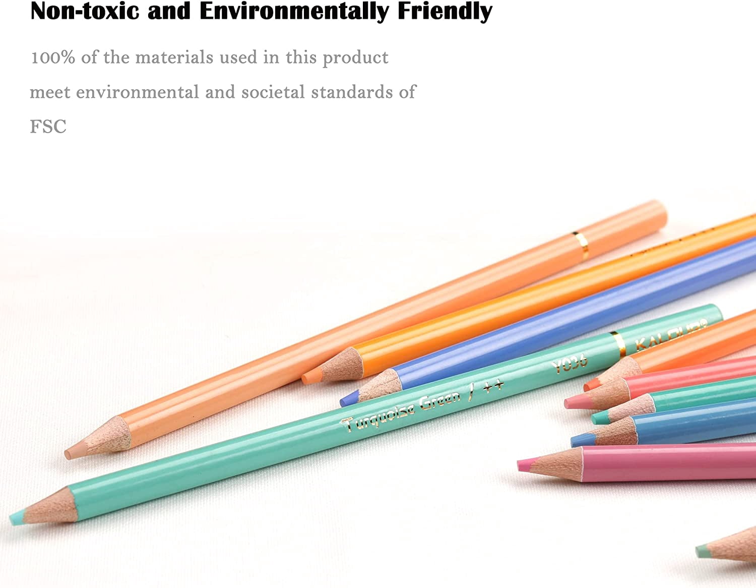 Macaron Pastel Colored Pencils,Set of 50 Colors,Artists Soft Core,Ideal for Drawing Sketching Shading,Coloring Pencils for Adults Kids Beginners