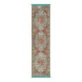 thumbnail image 3 of Unique Loom Baracoa Collection Area Rug - Malecon (2' 2" x 8' Runner Light Blue/Orange), 3 of 6