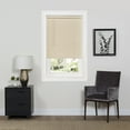 thumbnail image 2 of Achim 1" GII Deluxe Sundown Indoor Cordless Alabaster Vinyl Room Darkening Window Mini Blind, 32" W x 64" L, 2 of 5