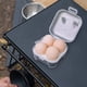 thumbnail image 1 of Organizador de caja de almacenamiento de huevos, portador de huevos de senderismo, accesorios portátiles para parrilla, bandeja para guardar huevos en 4 Gir10.5x10.5x6.5cm perfecl Titular de huevo, 1 of 8