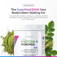 thumbnail image 4 of Livingood Daily Matcha + Moringa Powder, 30 Servings - 2in1 Matcha Powder & Moringa, Vegan Supplement, 4 of 7