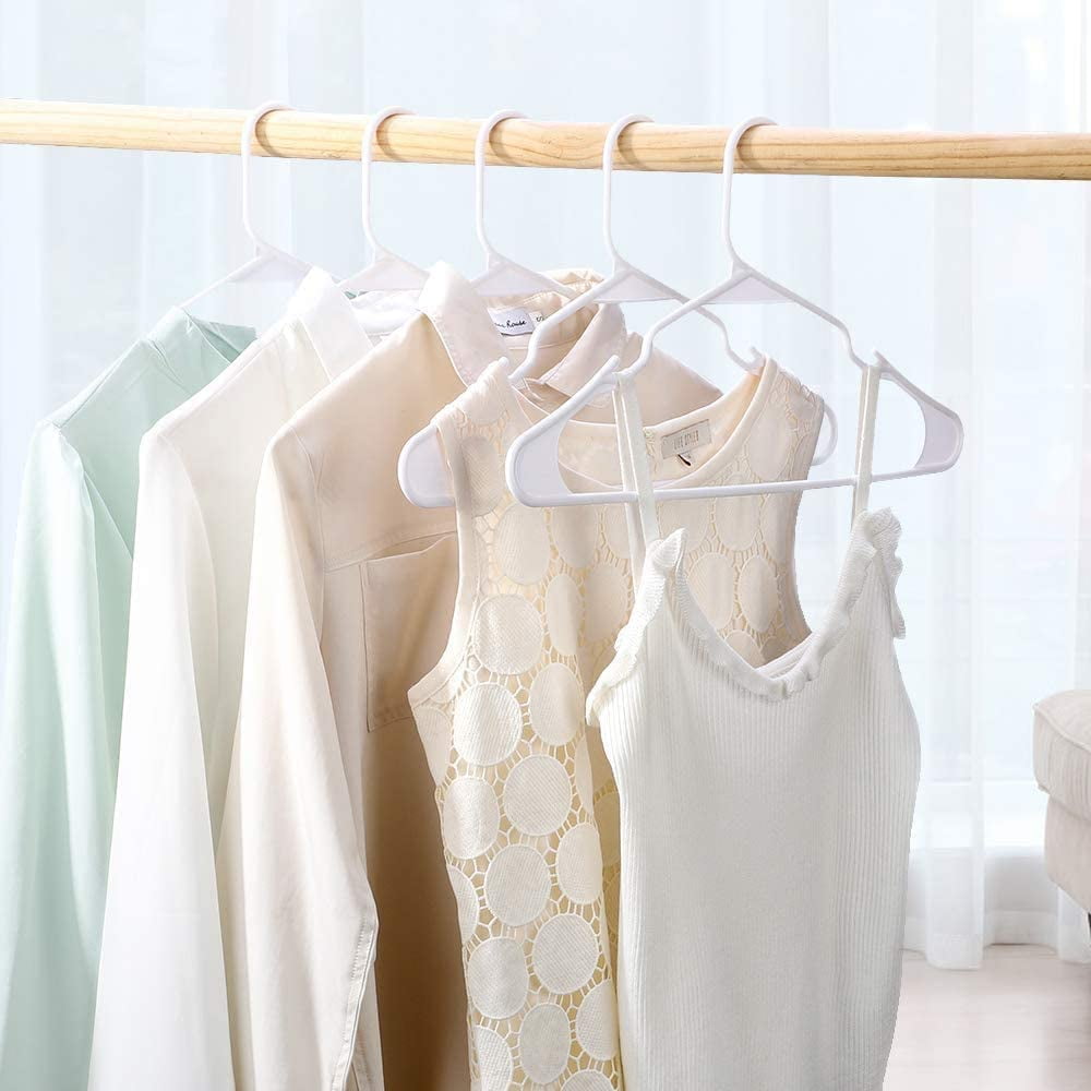Buy Wholesale China Low Price Bulk White Plastic Clothes Hangers Wholesale  Top Hanger Cheap Garment Hangers For Closet & Plastic Hanger at USD 0.09