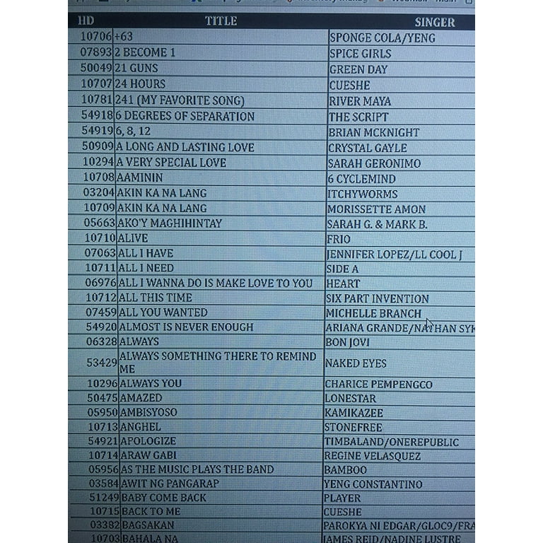 Tagalog Song Chips Premium Vol 300 Songs Magic Sing Karaoke - Main Image