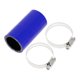 thumbnail image 1 of Ofertas Únicas 1 Juego de Manguera de Silicona para Automóvil de 63mm/2.48" ID 76mm/2.99" Longitud 0 Grados Negro Rojo con Abrazaderas Manguera de Refrigerante Universal, 1 of 1