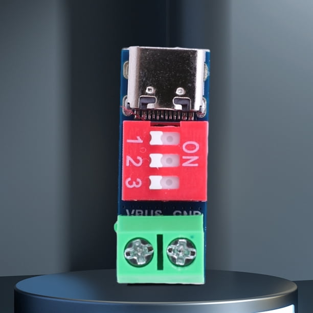 Placa de prueba de carga rápida PD, módulo de prueba de carga de 100W, accesorios de fuente de alimentación
