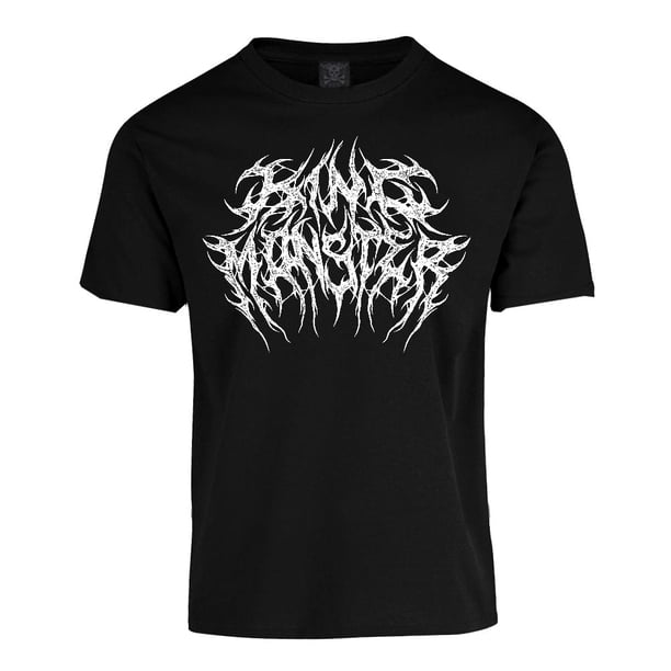 Playera Negra Manga Corta Chica Blackmetal
