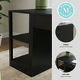 thumbnail image 3 of Martha Stewart Home Office Modular 2 Tier Bookshelf in Black, 3 of 11