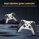 thumbnail image 1 of Controlador de juegos Gamepad inalámbrico de 500 mAh para computadora Switch/PC (blanco lechoso), 1 of 6