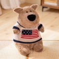 thumbnail image 3 of Peluche de perro de peluche para niños y niñas, suéter clásico de 40cm, peluches Kawaii de nariz grande, almohada de peluche suave, regalos para amantes, 3 of 5