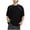 B_ Black, variant on YLSDY Mens Solid Color Y2K Short Sleeve T Shirts Casual Crewneck Slim Fit Shirt Streetwear Stretch Pullover Loose Tees Black L