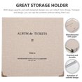 thumbnail image 3 of GOOHOCHY 1Pack Rectangular Movie Ticket Stub Diary Book for Home Use Coffee Paper Photo Storage, 3 of 4