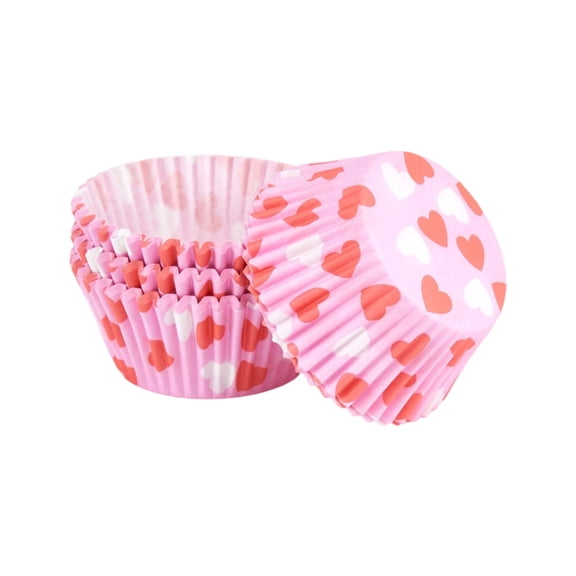 Greaseproof Baking Cups, 100 Pack Non Stick Muffin Liners, Standard Size Food Grade Paper Cupcake Liners for Baking Cupcakes Muffins and Party Desserts