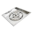 thumbnail image 3 of Bluegrass Living 24 Inch Stainless Steel Square Drop-In Fire Pit Burner - Model# BFP24SK, 3 of 5