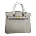 thumbnail image 2 of Ladies women leather handbag birkin first layer cowhide leather tote bag commuter crossbody kelly handbag zhangyuxiang LED, 2 of 2