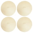 thumbnail image 1 of JINGT 4 Pcs Sets de Table Ronds Élégants en PVC - Résistants à la Chaleur, Faciles à Nettoyer et Élégants! Or, 1 of 8
