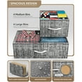 thumbnail image 3 of Sorbus Dresser with 8 Drawers - Furniture Storage Chest Tower Unit for Bedroom, Hallway, Closet, Office Organization - Steel Frame, Wood Top, Easy Pull Fabric Bins, 3 of 6