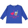 thumbnail image 3 of Inktastic I Love Chocolate Milk Boys or Girls Long Sleeve Toddler T-Shirt, 3 of 5