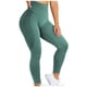 thumbnail image 1 of Gibobby Pantalones de Casuales Pantalones de color de nieve sin costuras para mujer Pantalones de yoga sin costuras Jacquard Pantalones recortados de fitness Yoga(Verde， L), 1 of 4