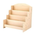 thumbnail image 2 of Soporte para tarjetas de madera de 4 niveles, soporte para tarjetas, soporte para folletos, portátil y versátil para la decoración del hogar y la ofic, 2 of 9