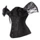 thumbnail image 5 of Corsé de corte retro de un solo carácter, corsé moldeador de cuello, corsé moldeador de pecho negro para mujer, 5 of 5