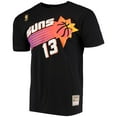 thumbnail image 2 of Men's Mitchell & Ness Steve Nash Black Phoenix Suns Hardwood Classics Stitch Name & Number T-Shirt, 2 of 3