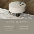 thumbnail image 3 of Maven Lane Celia Contemporary Upholstered Ottoman with Refined Black Wood Finish, 3 of 7