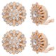 thumbnail image 1 of unbranded 4Ud Botones Dorados Con Para Con Clip Sin Coser Accesorios Formales Elegantes, 1 of 6