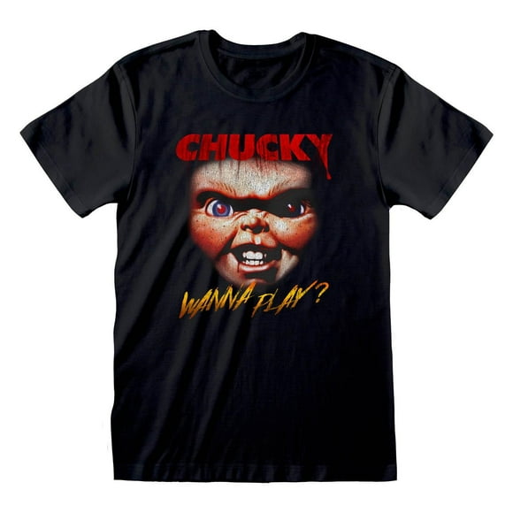 Childs Play T-Shirt Visage Chucky Adulte