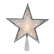 Northlight Clear Plastic Christmas Tree Topper, 9"