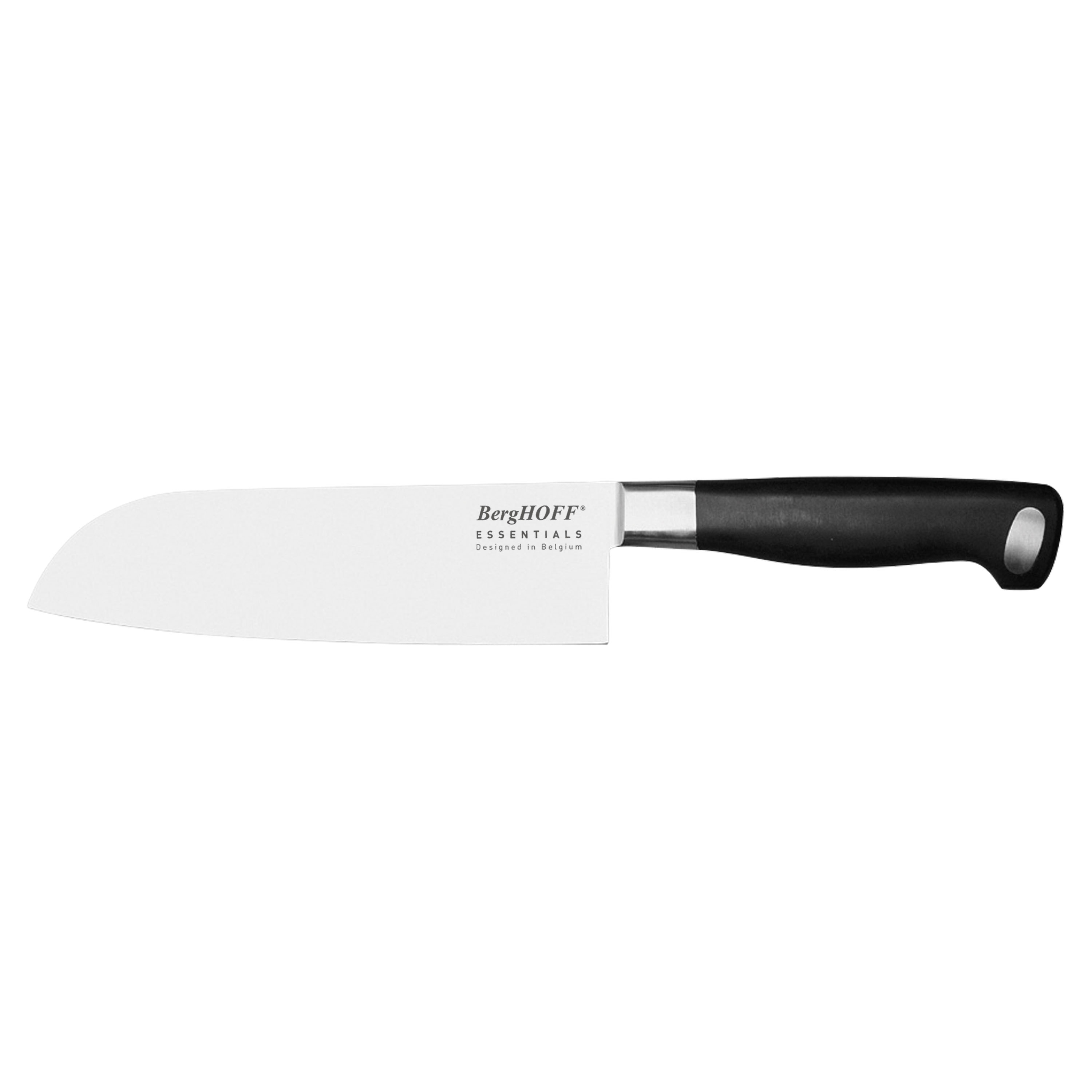 BergHOFF Essentials Gourmet Santoku Knife 7" Black