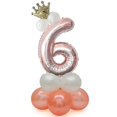 thumbnail image 5 of Number 6 Foil Helium Foil And Wreath S, -dimensal Base, 5 of 5