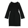 thumbnail image 2 of bar III Vestido ajustado con hombros descubiertos para mujer, negro, pequeño, 2 of 2