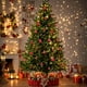 thumbnail image 5 of Juego de 44 Adornos Navideños Transparentes: Bolas de Plástico Irrompibles de 5 Cm En Rojo, Verde, Dorado y Rosa para Decorar Árboles y Fiestas., 5 of 6