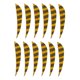 thumbnail image 2 of 12Piezas s de Flecha 3 Pulgadas Tiro con de Pavo Flecha Amarillo Zulema Flechas Flechas, 2 of 8