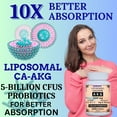 thumbnail image 6 of Nikoni Liposomal Calcium AKG Supplement with Vitamins D3, K2, Magnesium & Probiotics Supports Bone and Joint Health 120 Softgels, 6 of 9