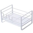 thumbnail image 1 of Cipaher Kitchen Sink Caddy Organizador Porta Esponjas con 2 Pegatinas Sin Uñas Almacenaje Encimera, Blanco, 1 of 7