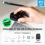 CheerTok Cheerdots 2 Wireless Touchpad All-in-one Pocket AirMouse AI Recording ChatGPT Enabled Mouse Presenter Smart Phone Remo