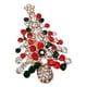 thumbnail image 1 of Elegante broche navideño, accesorios decorativos, ropa, insignias, broches, árbol rojo, 1 of 9