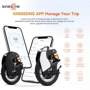 KINGSONG S18PRO+ Electric Unicycle Upgraded 100mm Suspension for Potholes 18 Inch Self-Balancing One Wheel EUC
