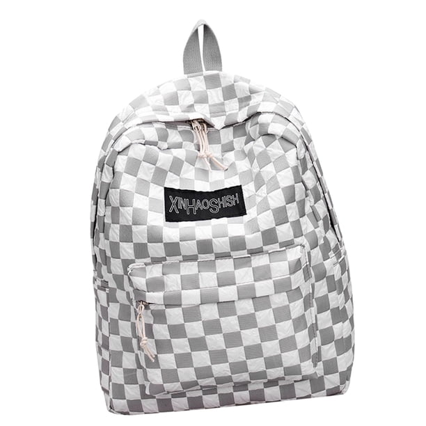 Mochila escolar Mochila casual Bolsa de libros linda, Bolsa de viaje Bolsa de escuela Bolsa de libros para blanco y gris jinwen Mochila Escolar