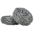 thumbnail image 3 of PAMINGONO 6Pcs Stainless Steel Kitchen Spiral Scrubbers Durable Silver Cleaning Ball for Pans, 3 of 3