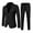 1#Black, variant on Big Boys Formal Suit Solid Single Blazer Pants Outfits, Sizes 11-12