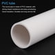 thumbnail image 4 of Uxcell Rigid Round Pipe White 1.68 x 1.97"(ID*OD) High Impact for Water Pipe Crafts Cable Sleeve, 4 of 6