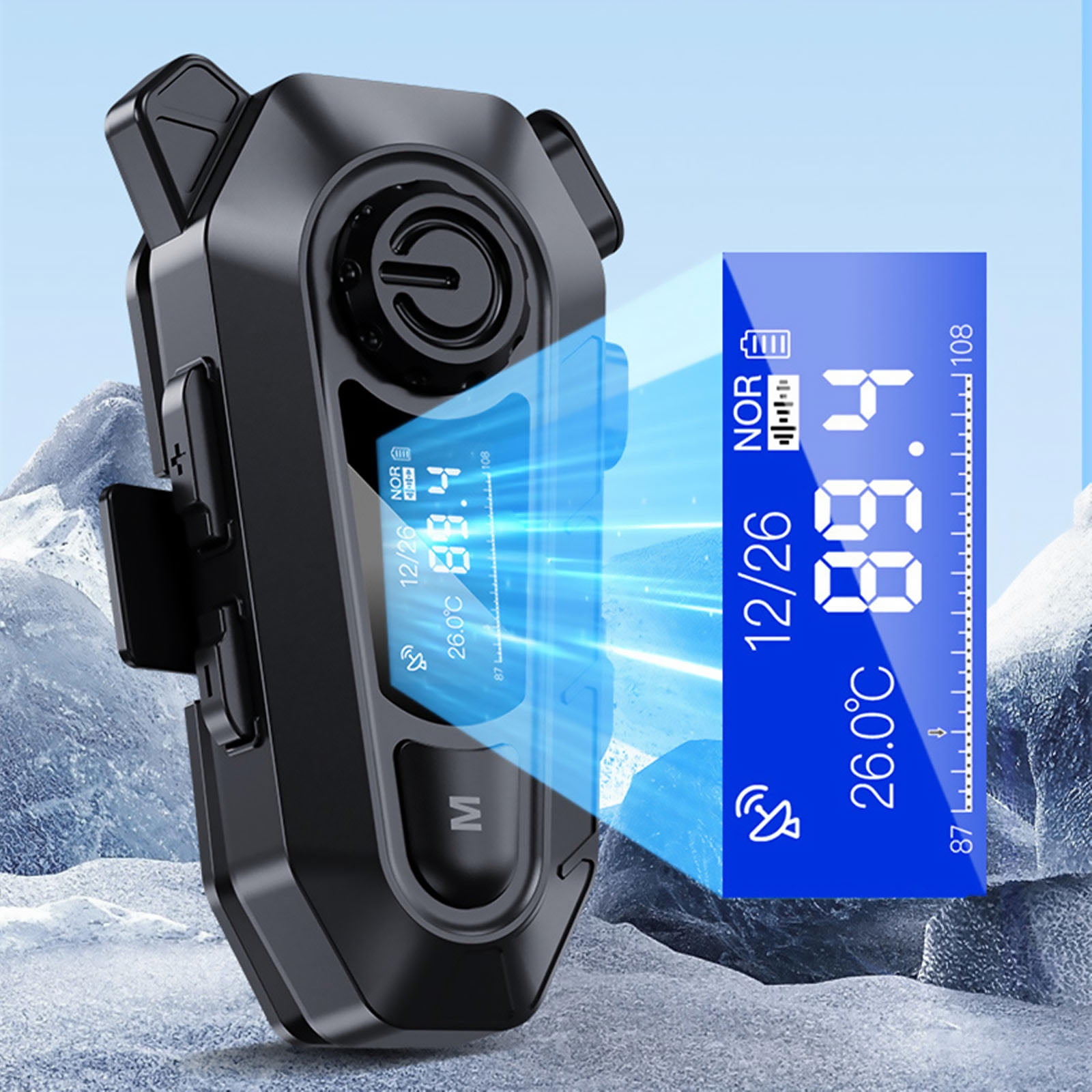 TAPDRA Bluetooth Helmet Earphones, 40mm Speaker Bluetooth 5.4, 15m Range 48h Use for Motorcycle Daily Commutes