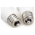 thumbnail image 2 of 10PCS White E12 to E14 Adapter Converter Bulb Converter E12 to E14 Adapter Light Bulb Socket E12 Male to E14 Female Bulb Converter LED Light Holder Lamp Adapter Socket Changer, 2 of 6