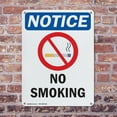 thumbnail image 4 of (2 Pack) No Smoking OSHA Notice Sign 7 Inch X 10 Inch Indoor / Outdoor Rust-Free Aluminum Metal Signs for Workplace, Workshop, and Construction Site, Made in the USA, 4 of 8