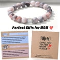 thumbnail image 6 of THEMEROL Gifts for Mom from Daughter Son Women Birthday Moonstone Bracelet Best Mama Unique Christmas Gifts Valentines Mothers Day, 6 of 7