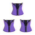 thumbnail image 1 of Guardurnaity Entrenador de cintura con cierre de cremallera de 3 filas, chaleco Push up de viaje para mujer, corsé de modelado adelgazante para Type1 NO1, 1 of 6