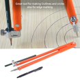 thumbnail image 5 of Compás de precisión para carpintero Shaofei grande diámetro ajustable color naranja, 5 of 5